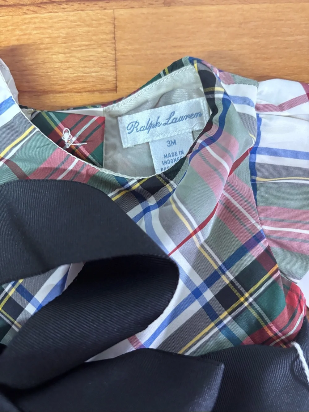 Ralph Lauren Girls' Plaid Dress & Bloomers Set - Baby